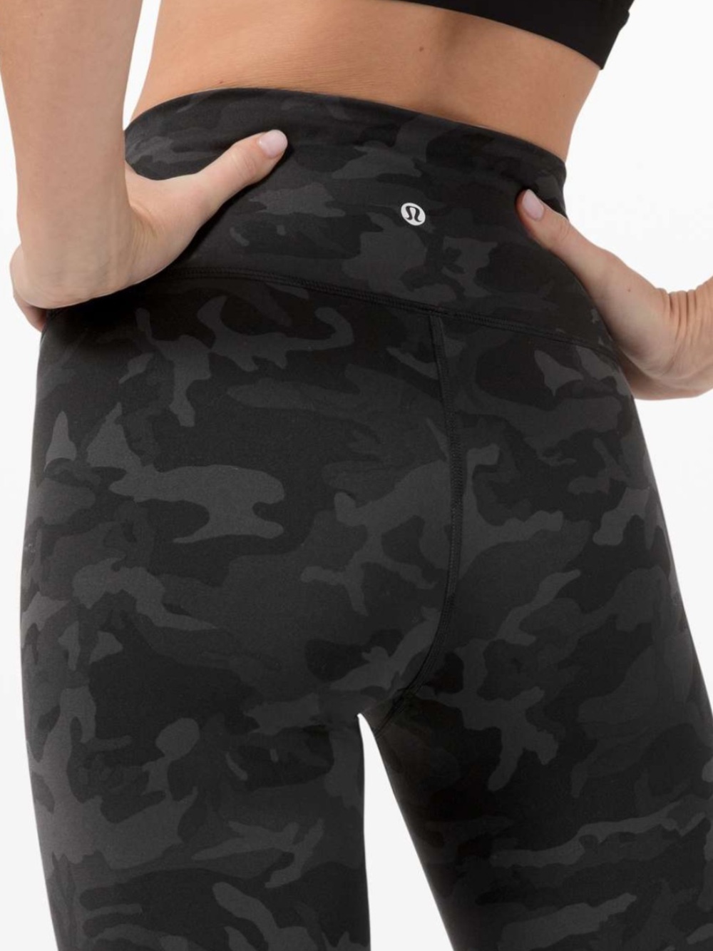 Lululemon Wunder Train High-Rise Tight 25" Incognito Camo Multi Grey Sz 2
